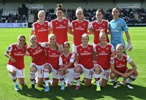 Arsenal Women's Team Unites Before WSL Match Against West Ham United