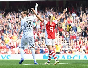 Images Dated 5th September 2021: Arsenal Women's Triumph: Beth Mead Scores Third Goal Against Chelsea in FA WSL Match