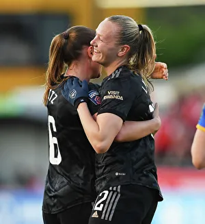 Brighton And Hove Albion Women V Arsenal Women 2022-23 Prints: Arsenal Women's Triumph: Frida Maanum Scores Third Goal Against Brighton & Hove Albion in FA WSL Match
