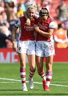 Arsenal Women's Triumph: Leah Williamson and Katie McCabe Celebrate Victory Over Chelsea