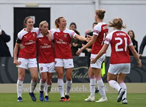 Arsenal Women's Triumph: Nobbs, Evans, and Samuelsson Celebrate Goals Against Birmingham City