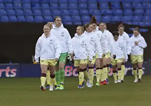 Birmingham City Women V Arsenal Women 2021-22 Prints: Arsenal Women's Triumph: Victory over Birmingham City in WSL Clash (09/01/2022)