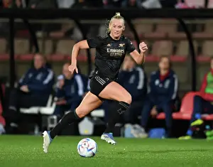 Ajax Women V Arsenal Women 2022-23 Prints: Arsenal Women's UEFA Champions League Showdown: Stina Blackstenius Takes Charge Against Ajax