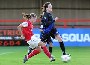 Arsenal Ladies V Rayo Vallecano 2011-12 Prints: Arsenal Women's UEFA Champions League Victory: Jordan Nobbs Scores Game-winning Goal (5-1) vs