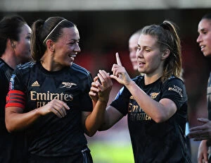 Images Dated 10th May 2023: Arsenal Women's Unstoppable Form: Pelova Scores Fourth Goal in FA WSL Triumph