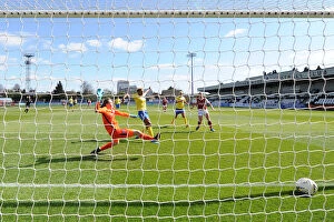 Images Dated 25th April 2021: Arsenal Women's Victory: Jordan Nobbs Scores in Empty FA WSL Match Against Brighton