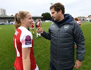 Arsenal Women's Victory: Manager Joe Montemurro and Tabea Kemme Celebrate