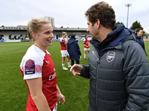 Arsenal Women's Victory: Manager Joe Montemurro and Tabea Kemme Celebrate