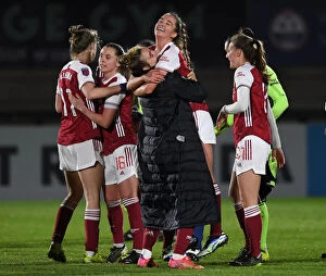 Images Dated 19th March 2021: Arsenal Women's Victory Over Manchester United Women in Empty Meadow Park (2020-21)