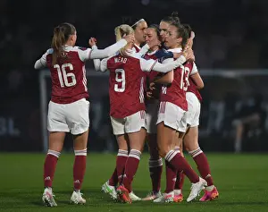 Arsenal Women V West Ham United Women 2020-21 Prints: Arsenal Women's Victory: Vivianne Miedema Scores First Goal Against West Ham United Women in 2020-21 FA WSL