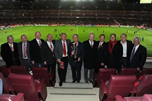 Arsenal V Anderlecht 2014/15 Prints: Arsenal's 1971 Fairs Cup Winning Team Honored at Emirates Stadium During Arsenal vs