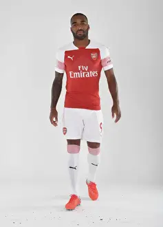 Arsenal's 2018/19 First Team: Alex Lacazette at Photo Call