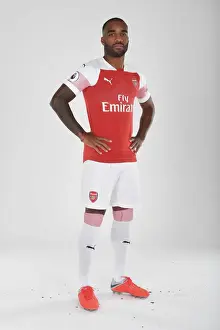 Arsenal's 2018/19 First Team: Alex Lacazette at Photo Call