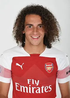 Arsenal's 2018/19 First Team: Matteo Guendouzi at Photo Call