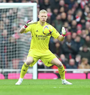 Arsenal's Aaron Ramsdale in Action against AFC Bournemouth, Premier League 2022-23