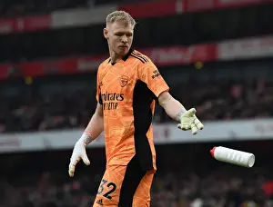 Arsenal's Aaron Ramsdale in Action: Arsenal vs Burnley, Premier League 2021-22