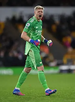 Arsenal's Aaron Ramsdale in Action: Intense Showdown Against Wolverhampton Wanderers in Premier League