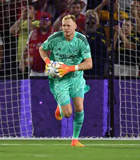 Arsenal's Aaron Ramsdale in Action: Orlando City SC vs Arsenal (2022-23 Pre-Season Friendly)