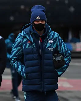 Arsenal's Aaron Ramsdale Arrives at Nottingham Forest's City Ground for FA Cup Third Round Clash