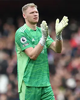 Arsenal's Aaron Ramsdale Celebrates Epic Win Over Manchester City with Fans