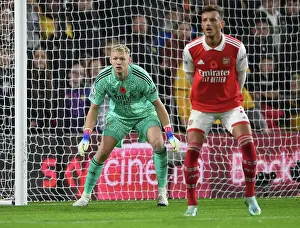 Arsenal's Aaron Ramsdale Faces Off in Intense 2022-23 Premier League Clash Against Wolverhampton Wanderers