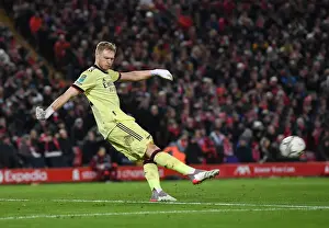 Arsenal's Aaron Ramsdale Faces Off Against Liverpool in Carabao Cup Semi-Final Showdown