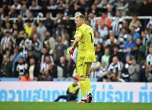 Newcastle United V Arsenal 2022-23 Prints: Arsenal's Aaron Ramsdale Faces Off Against Newcastle United in Intense Premier League Showdown (2022-23)