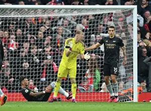 Arsenal's Aaron Ramsdale Goes Head-to-Head with Liverpool in Premier League Showdown (2022-23)