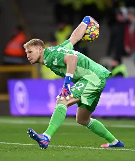 Arsenal's Aaron Ramsdale in Intense Showdown Against Wolverhampton Wanderers in Premier League