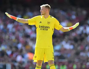 Arsenal V Leicester City 2022-23 Prints: Arsenal's Aaron Ramsdale Makes Premier League Debut Against Leicester City at Emirates Stadium (2022-23)