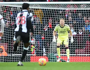 Arsenal's Aaron Ramsdale Makes Premier League Debut Against Newcastle United at Emirates Stadium (2021-22)