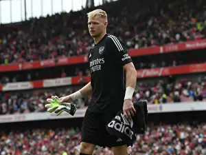 Arsenal's Aaron Ramsdale Reacts After Arsenal FC vs Nottingham Forest, 2023-24 Premier League