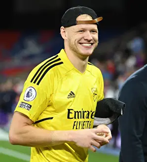 Arsenal's Aaron Ramsdale Reacts After Crystal Palace vs Arsenal FC, Premier League 2022-23