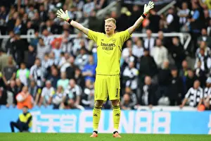 Newcastle United V Arsenal 2022-23 Prints: Arsenal's Aaron Ramsdale Reacts During Newcastle United vs Arsenal Premier League Clash (2022-23)