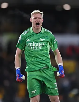 Arsenal's Aaron Ramsdale: Savoring Success Against Wolverhampton Wanderers in the Premier League