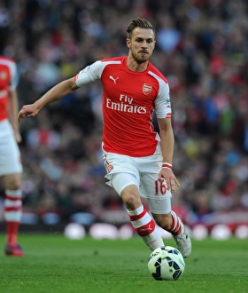 Arsenal's Aaron Ramsey in Action: Arsenal vs. Sunderland (2014-15 Premier League)