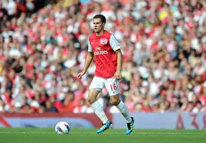 Arsenal V New York Red Bulls 2011-12 Prints: Arsenal's Aaron Ramsey in Action: Arsenal vs New York Red Bulls