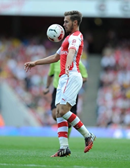 Arsenal V AS Monaco 2014-15 Prints: Arsenal's Aaron Ramsey in Action at the Emirates Cup Against AS Monaco, 2014