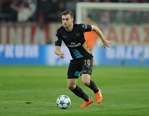 Olympiacos V Arsenal 2015-16 Prints: Arsenal's Aaron Ramsey in Action against Olympiacos
