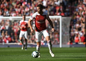 Images Dated 29th September 2018: Arsenal's Aaron Ramsey in Action Against Watford, Premier League 2018-19