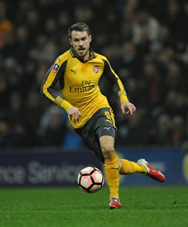 Preston North End V Arsenal - FA Cup - 2017 Prints: Arsenal's Aaron Ramsey in FA Cup Action: Arsenal vs. Preston North End (2017)