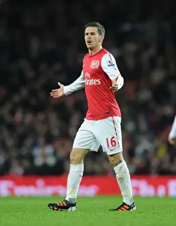 Arsenal's Aaron Ramsey in FA Cup Action Against Leeds United (2011-12)