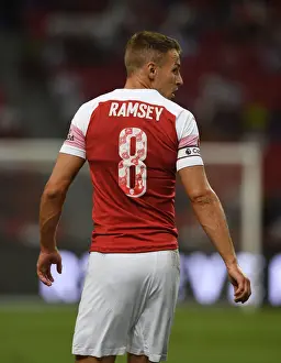 Arsenal's Aaron Ramsey Goes Head-to-Head Against Atletico Madrid in International Champions Cup 2018