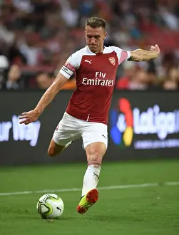 Arsenal V Atletico Madrid 2018-19 Prints: Arsenal's Aaron Ramsey Goes Head-to-Head Against Atletico Madrid in International Champions Cup 2018