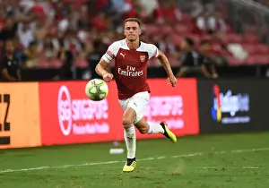 Arsenal V Atletico Madrid 2018-19 Prints: Arsenal's Aaron Ramsey Goes Head-to-Head Against Atletico Madrid in International Champions Cup 2018