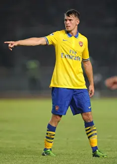 Indonesia Dream Team V Arsenal 2013-14 Prints: Arsenal's Aaron Ramsey Goes Head-to-Head with Indonesia All-Stars in 2013 Showdown