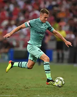Arsenal V PSG Pre Season Friendly 2018-19 Prints: Arsenal's Aaron Ramsey Goes Head-to-Head Against Paris Saint-Germain in 2018 International Champions Cup