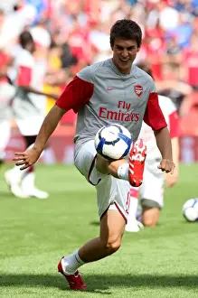 Ramsey Aaron Prints: Arsenal's Aaron Ramsey Scores in 3-0 Emirates Cup Victory