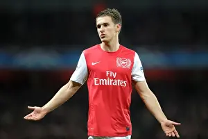 Arsenal V Borussia Dortmund 2011-12 Prints: Arsenal's Aaron Ramsey Scores Double as Gunners Top Borussia Dortmund 2-0 in Champions League Group F (2011)
