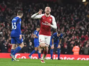 Arsenal's Aaron Ramsey Scores Hat-Trick: Premier League Victory Over Everton, February 2018